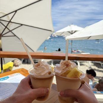Descanso Beach Club - Cabana Coladas - New American Near Me - Avalon, California Descanso Beach Club - Cabana Coladas - New American Near Me - Avalon, California