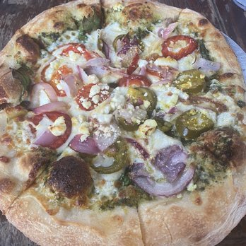 Neighbor's Kitchen & Yard - Green Goat Pizza - Pizza Near Me - Bastrop, Texas