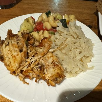 The Centurion Lounge - Barbecue Chicken, rice, macaroni salad. - Airport Lounges Near Me - Phoenix, Arizona
