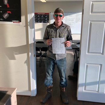 Griffin's Industrial Welding School - This is another one of our recent certified graduates at Griffin's Industrial Welding School - Vocational & Technical School Near Me - Katy, Texas Griffin's Industrial Welding School - This is another one of our recent certified graduates at Griffin's Industrial Welding School - Vocational & Technical School Near Me - Katy, Texas