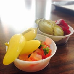 Carl's Jr - Condiments from the unlimited bar!
