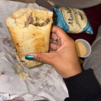 Jersey Mike's Subs - Big kahuna cheesesteak with extra chipotle, mayo, and salt and vinegar chips - Sandwiches Near Me - Mohegan Lake, New York Jersey Mike's Subs - Big kahuna cheesesteak with extra chipotle, mayo, and salt and vinegar chips - Sandwiches Near Me - Mohegan Lake, New York