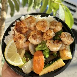 Ichiban Hibachi - Shrimp, Rice and Vegetable bowl