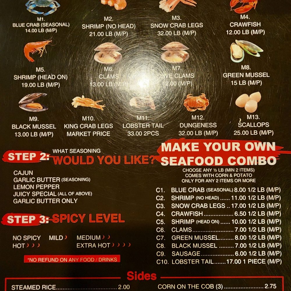 King Crab - Menu - Seafood Near Me - Orlando, Florida
