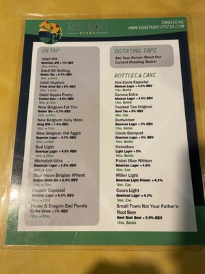 Menu photo 1 Krazy Karl's Pizza Fort Collins, CO