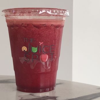 The Juice Spot & Açaí Bar - Ruby Rush (16oz - $8 - Less Ice) - Contains red apple, carrot, beet, lemon, & orange. - Juice Bars & Smoothies Near Me - Covina, California The Juice Spot & Açaí Bar - Ruby Rush (16oz - $8 - Less Ice) - Contains red apple, carrot, beet, lemon, & orange. - Juice Bars & Smoothies Near Me - Covina, California