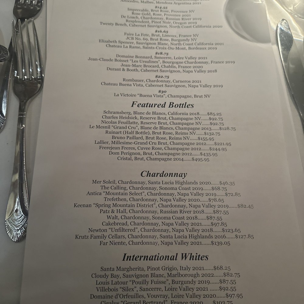 Café Pacific - Menu - Seafood Near Me - Dallas, Texas