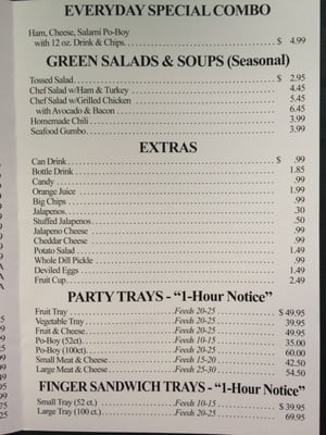 Menu photo 2 Joe's Deli Houston, TX Menu photo 2 Joe's Deli Houston, TX