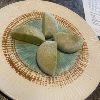 Twenty Five Sushi House - Green tea match mochi - Japanese Near Me - Katy, Texas Twenty Five Sushi House - Green tea match mochi - Japanese Near Me - Katy, Texas