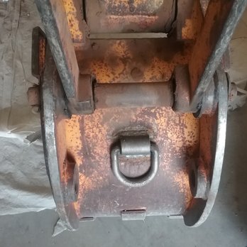 JackRabbit Fabrication - welded on a lifting lug on backhoe bucket - Metal Fabricators Near Me JackRabbit Fabrication - welded on a lifting lug on backhoe bucket - Metal Fabricators Near Me