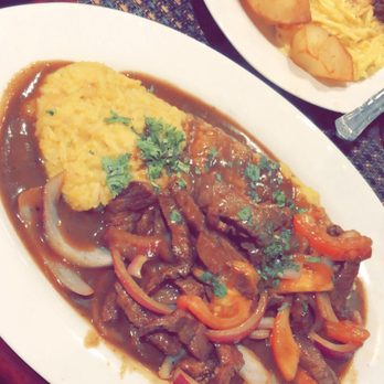 La Vicharra Grill - Lomo Saltado with Tacu Tacu - Peruvian Near Me - Glen Cove, New York La Vicharra Grill - Lomo Saltado with Tacu Tacu - Peruvian Near Me - Glen Cove, New York
