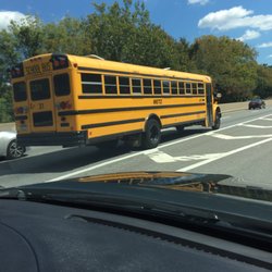 Metz Wilson Bus Service - As you can see where we are on the off ramp and how quickly he was past us after tailgating us after trying to run us off the road.