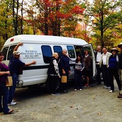 Backroad Discovery Tours - 10 passenger tour vehicle with individual seats