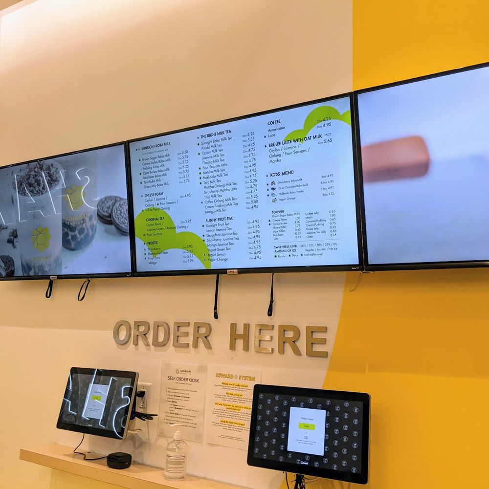 Sunright Tea Studio - Arcadia - menus on the wall - Bubble Tea Near Me - Arcadia, California Sunright Tea Studio - Arcadia - menus on the wall - Bubble Tea Near Me - Arcadia, California