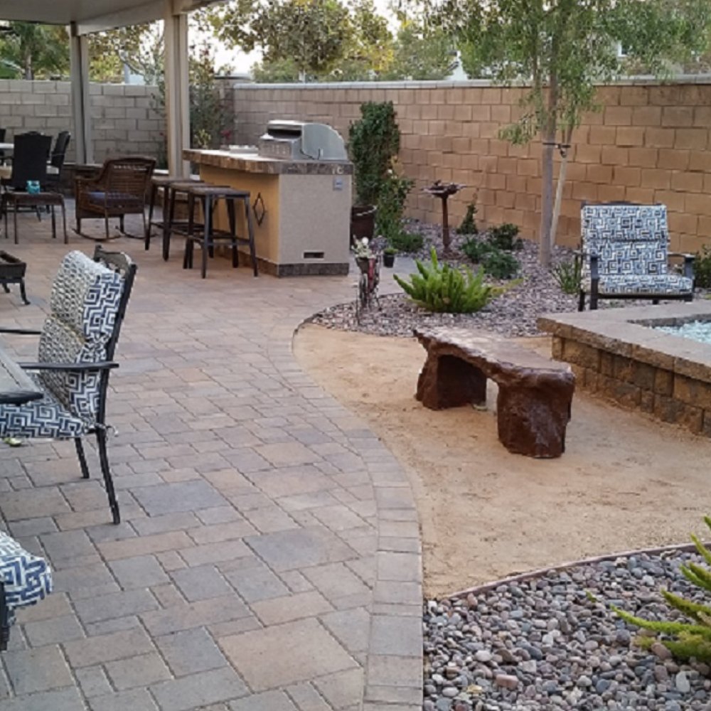 Modern Paving - Beautiful Patio & Fire pit! - Landscaping Near Me - Rancho Cucamonga, California Modern Paving - Beautiful Patio & Fire pit! - Landscaping Near Me - Rancho Cucamonga, California