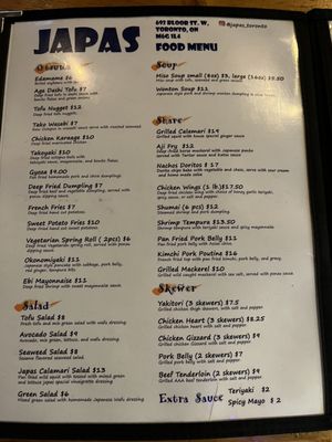 Menu photo 5 Japas Toronto, ON