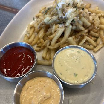 Cork & Pig Tavern - Truffle fries - New American Near Me - Willow Park, Texas Cork & Pig Tavern - Truffle fries - New American Near Me - Willow Park, Texas