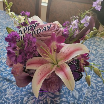 Antique Rose Florist - Gorgeous birthday floral arrangement - Florists Near Me - Henderson, Nevada