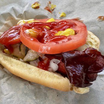 Milt's Stop & Eat - Hot dog! With everything - Fast Food Near Me - Moab, Utah Milt's Stop & Eat - Hot dog! With everything - Fast Food Near Me - Moab, Utah