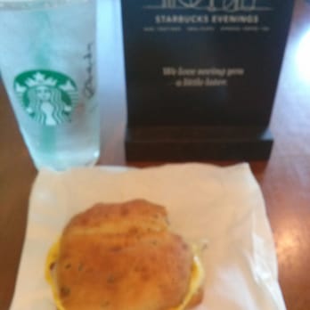 Starbucks - Chibata sausage egg pepperjack morning sandwich. - Coffee & Tea Near Me - Dallas, Texas