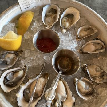 Bar Crudo - two of each oyster varieties - Seafood Near Me - San Francisco, California
