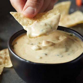 QDOBA Mexican Eats - QDOBA's signature 3-cheese queso pairs perfectly with fried in-house tortilla chips or on any entrée at no additional charge! - Mexican Near Me - Columbus, Ohio QDOBA Mexican Eats - QDOBA's signature 3-cheese queso pairs perfectly with fried in-house tortilla chips or on any entrée at no additional charge! - Mexican Near Me - Columbus, Ohio