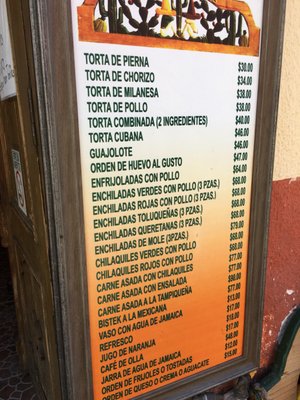 Menu photo 5 Los Compadres Santiago de Querétaro, QUE