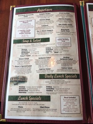 Menu photo 5 Johnny Russo's Italian Kitchen Banning, CA