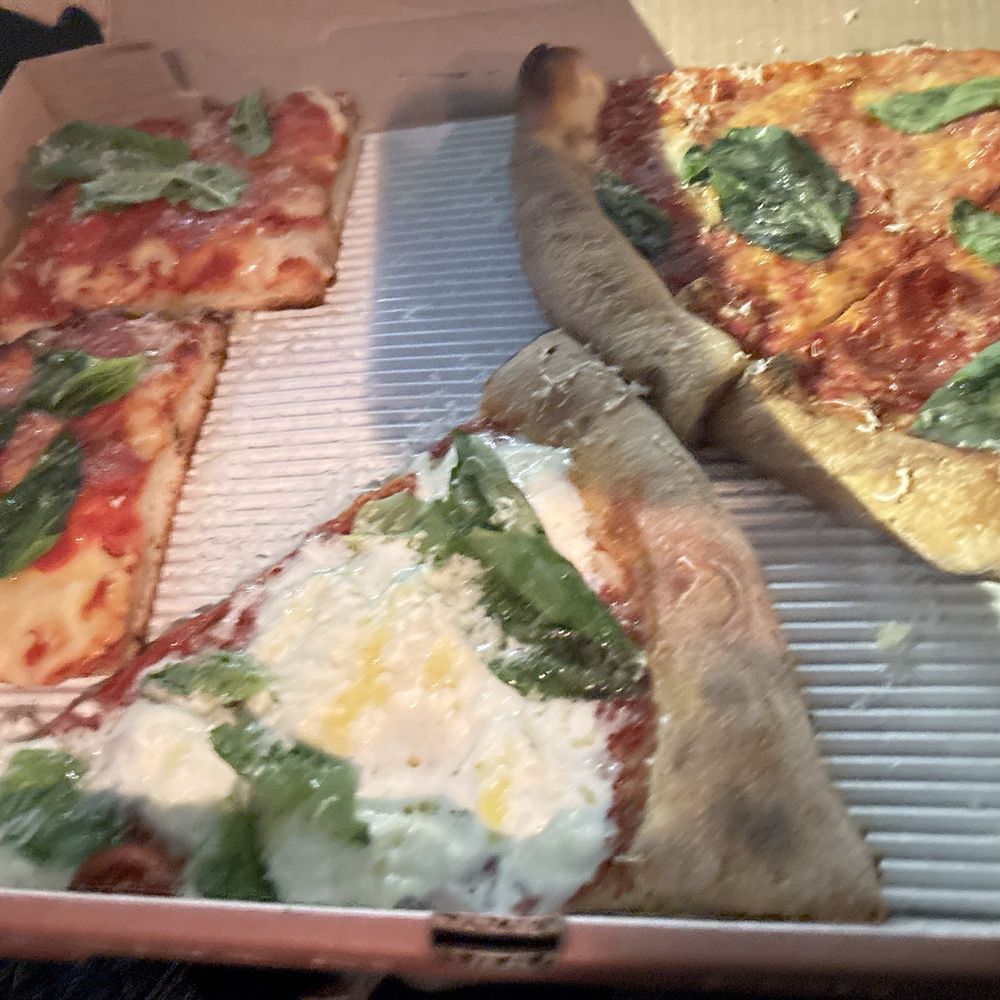 Fermento Pizza - Sicilian squares plain slices and broken burrata - Pizza Near Me - New York, New York Fermento Pizza - Sicilian squares plain slices and broken burrata - Pizza Near Me - New York, New York