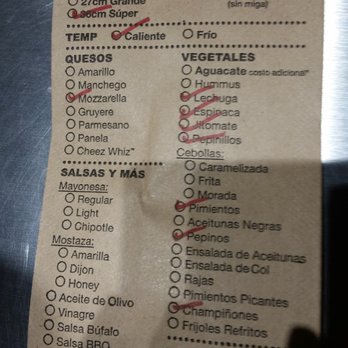 Which Wich - El menú - Sandwiches Near Me - Ciudad de México, DIF Which Wich - El menú - Sandwiches Near Me - Ciudad de México, DIF
