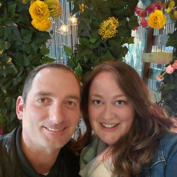 STK Steakhouse - Quick selfie at the flower wall while we waited for our table. - Bars Near Me - Denver, Colorado STK Steakhouse - Quick selfie at the flower wall while we waited for our table. - Bars Near Me - Denver, Colorado