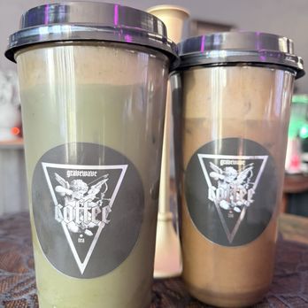 Gravewave Coffee - Dirty Hor - 20oz - 3 shots and Gravewave - Coffee & Tea Near Me - Redondo Beach, California Gravewave Coffee - Dirty Hor - 20oz - 3 shots and Gravewave - Coffee & Tea Near Me - Redondo Beach, California