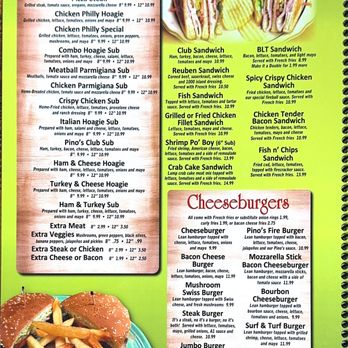 Pino's Pizza - Subs,sandwiches,burgers - Pizza Near Me - Wakefield, Virginia