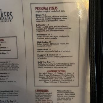Brewbakers Brewing Company - Menu - American Near Me - Visalia, California Brewbakers Brewing Company - Menu - American Near Me - Visalia, California