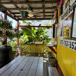 Jerry's Gourmet Burgers - Front porch