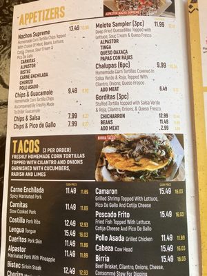Menu photo 1 La Nova Mexican Restaurant Pennsauken, NJ Menu photo 1 La Nova Mexican Restaurant Pennsauken, NJ