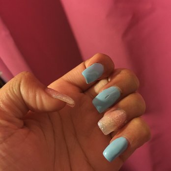 Largo Nails - This is not long . I can pay the same amount at star nail and get longer. The nail polish also punctured so easily - Nail Salons Near Me - Upper Marlboro, Maryland