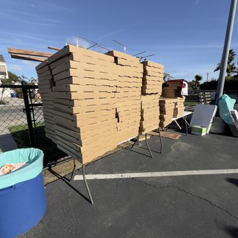 Petramale Pizza - Boxes ready for the Friday crowd. - Pizza Near Me - Los Angeles, California Petramale Pizza - Boxes ready for the Friday crowd. - Pizza Near Me - Los Angeles, California