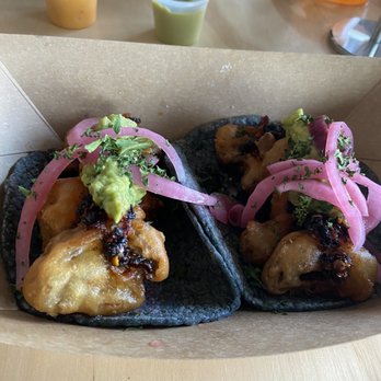 Taconeta - Everyone is so so nice and amazing service! The mushroom tacos were so delicious! We're vegan and they taste like fried shrimp! - Tacos Near Me - El Paso, Texas