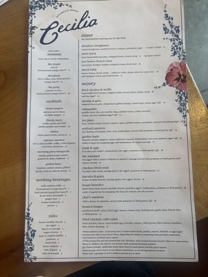 Menu photo 1 Cecilia Vancouver, WA Menu photo 1 Cecilia Vancouver, WA