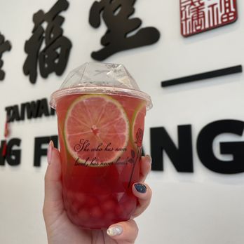 Xing Fu Tang - Damascus Rose Tea with Lime - Bubble Tea Near Me - Flushing, New York