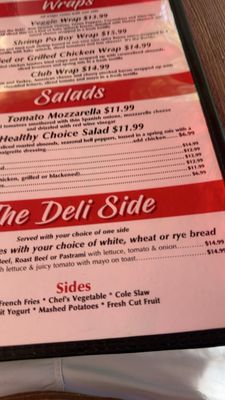 Menu photo 2 Red's Restaurant Hernando, FL Menu photo 2 Red's Restaurant Hernando, FL