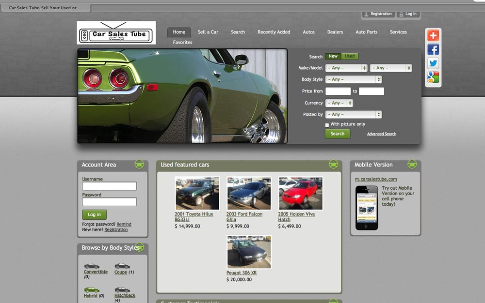 CAR SALES TUBE Tirriki St, Charlestown New South Wales, Australia