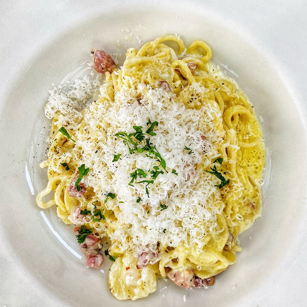 Allora - spaghetti carbonara - YUM! - Italian Near Me - Portland, Oregon Allora - spaghetti carbonara - YUM! - Italian Near Me - Portland, Oregon