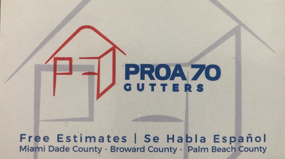 Slide of Proa70 Gutters