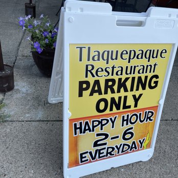 Tlaquepaque Mexican Restaurant - a happy hour every day sign - Mexican Near Me - Coshocton, Ohio Tlaquepaque Mexican Restaurant - a happy hour every day sign - Mexican Near Me - Coshocton, Ohio