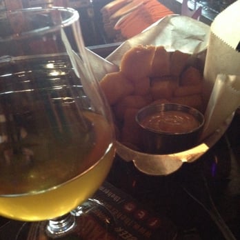 The Hermosillo - Sour beer and polenta bites. - Wine Bars Near Me - Los Angeles, California