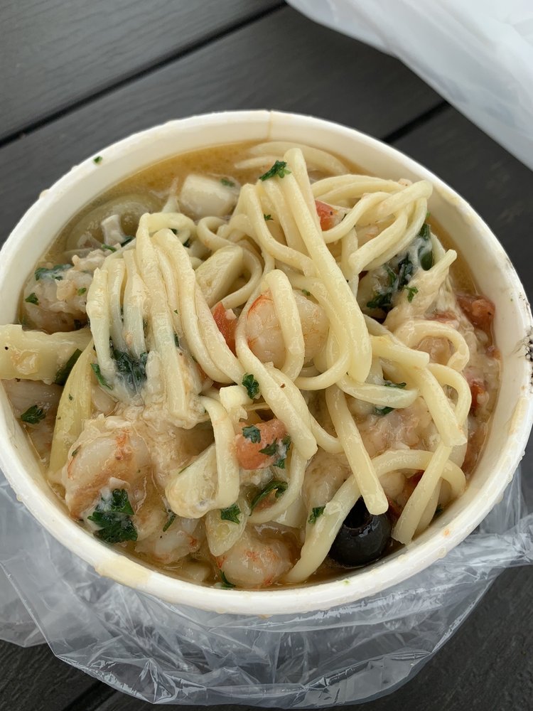 Order Linguini & Clams food online from Phil's Fish Market and Eatery store, Moss Landing on bringmethat.com