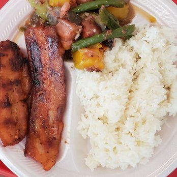 Eat and Out - Pork bbq and pakbet combo. - Filipino Near Me - Katy, Texas