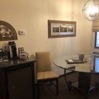 South Coast Winery Resort & Spa - Dining room area has a fridge and coffee maker. - Day Spas Near Me - Temecula, California South Coast Winery Resort & Spa - Dining room area has a fridge and coffee maker. - Day Spas Near Me - Temecula, California